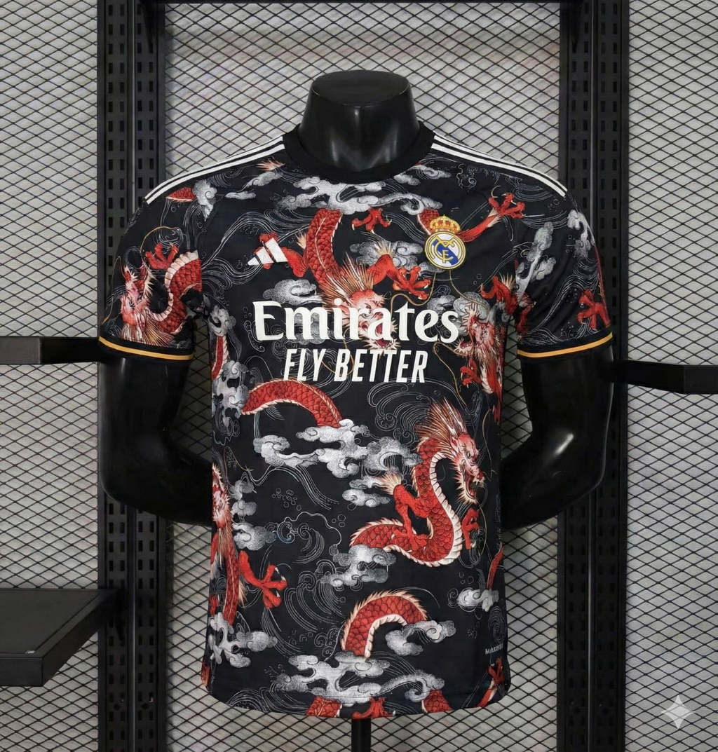 Real Madrid 2024-2025 Red Dragon Special Edition Player Jersey