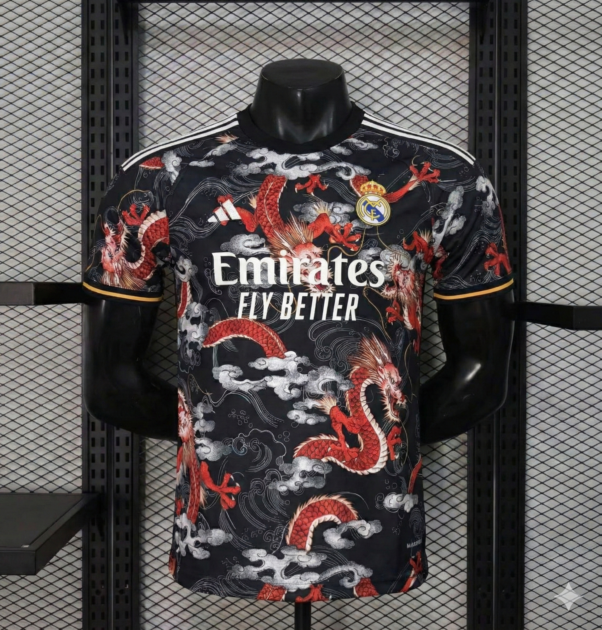 Real Madrid 2024-2025 Red Dragon Special Edition Player Jersey