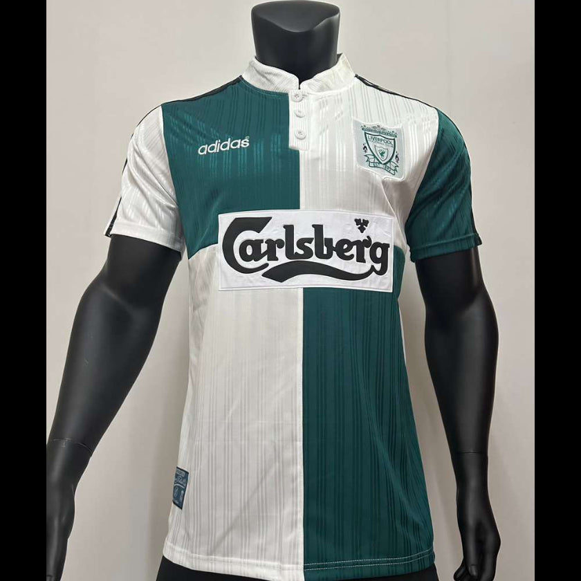 Liverpool Football Club Retro of the second (away) kit used during the 1995-1996 season